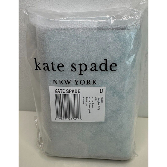 Coming 5/2 Kate Spade Signature Blue Glow, Spade Flower Bifold Wallet NWT - Picture 7 of 7